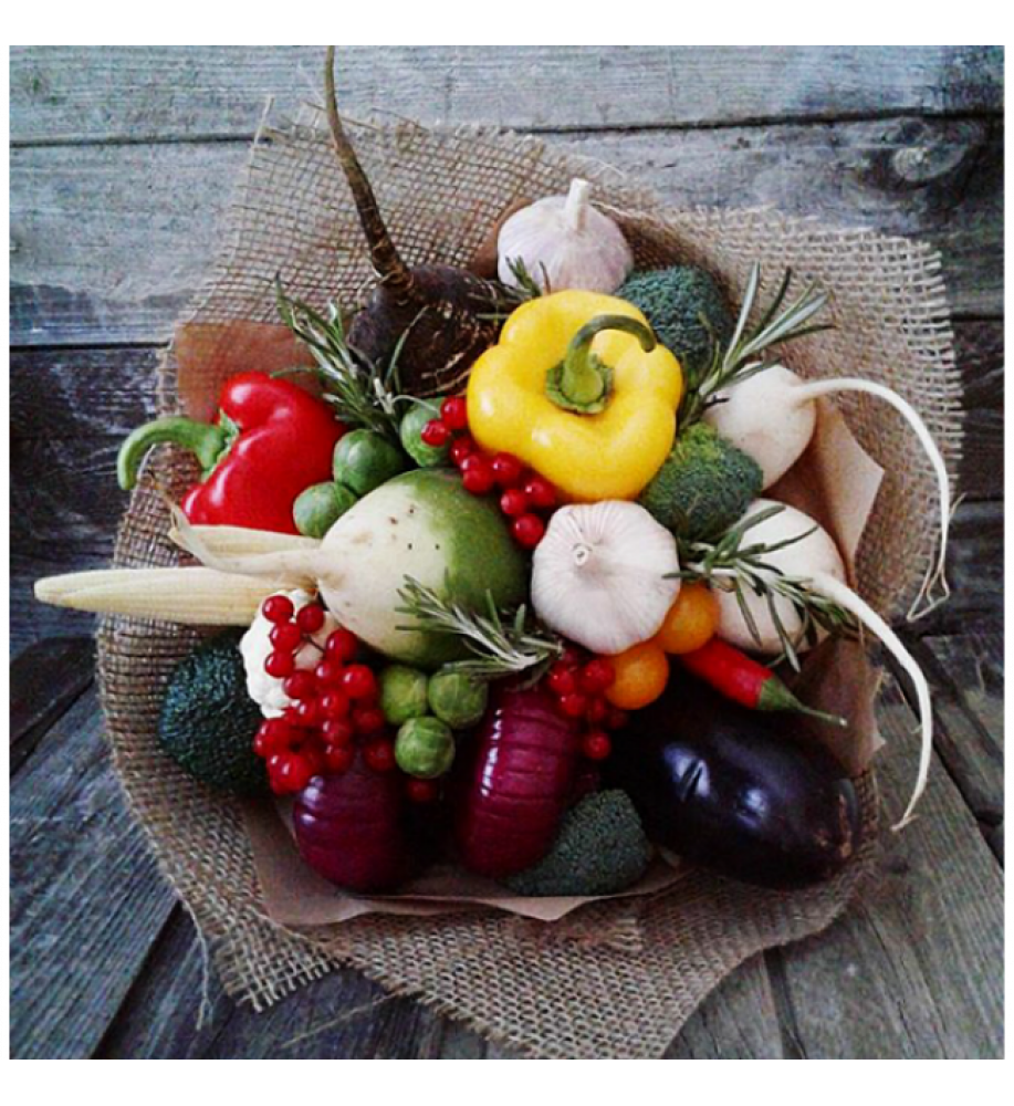 Овощной букет на зиму